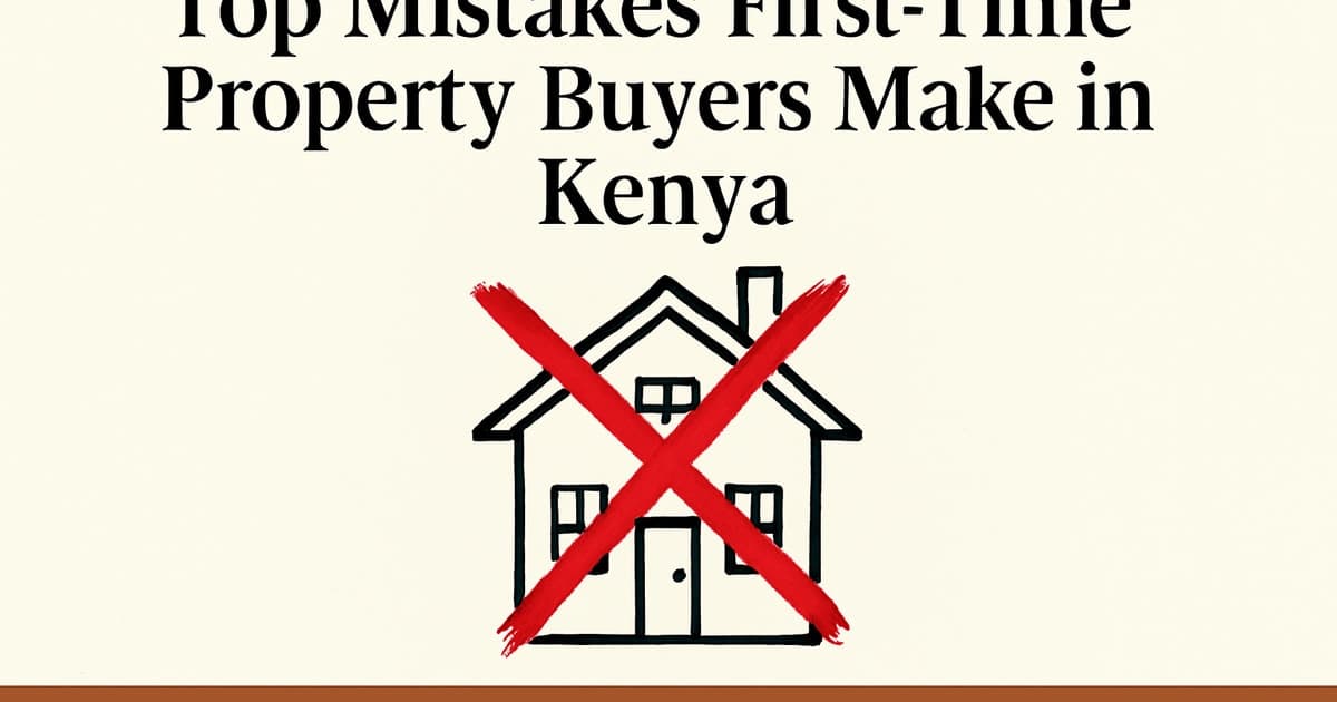 Top Mistakes First-Time Property Buyers Make in Kenya