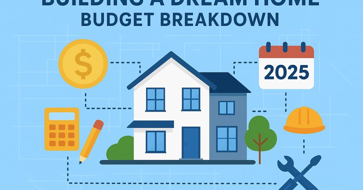 Building a Dream Home: Budget Breakdown 2025 š°š