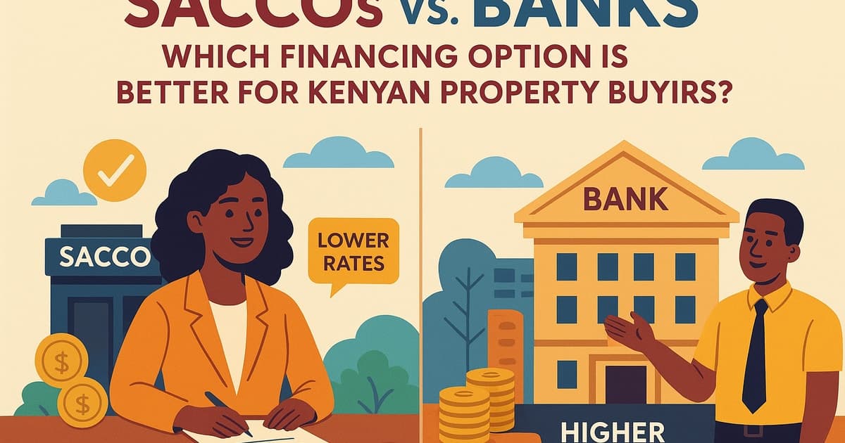 SACCOs vs. Banks: Which Financing Option is Better for Kenyan Property Buyers? 🏦🏡