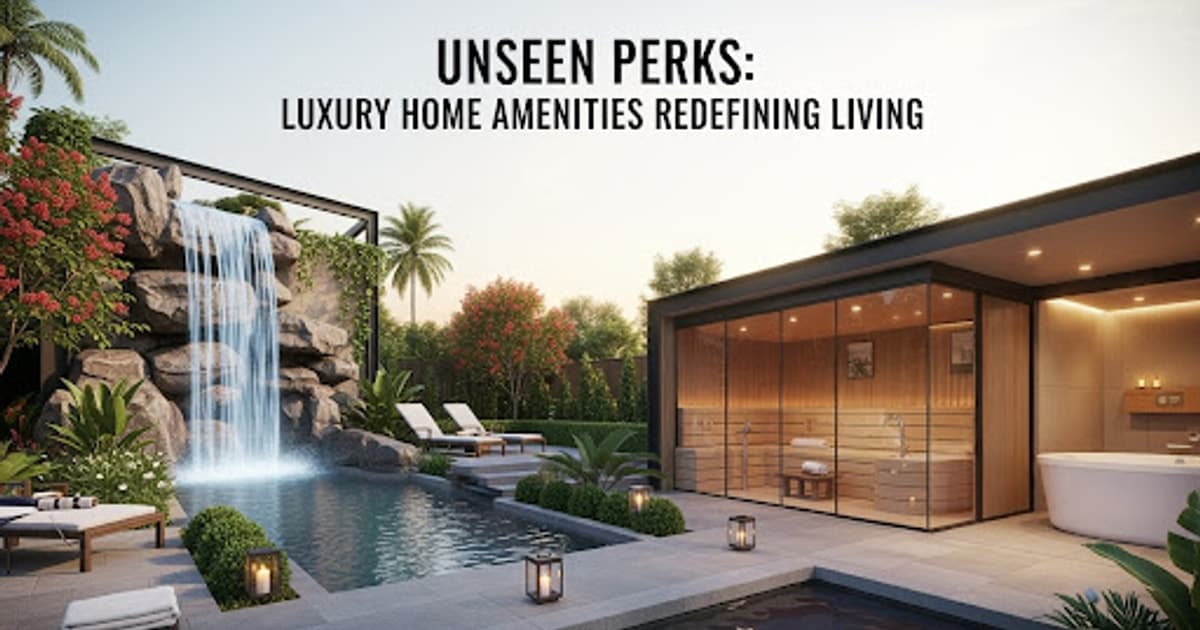 Unseen Perks: Luxury Home Amenities Redefining Living 🏰✨
